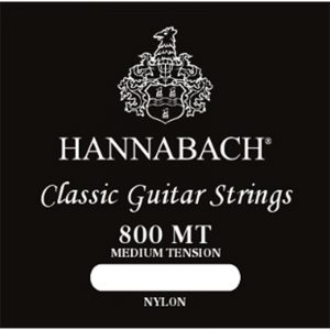 Classical Gtr String Set Silver Med E800