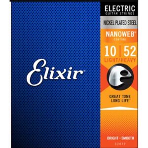 Elixir Strings Nanoweb Electric Light-Heavy 10-52