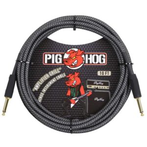 Pig Hog Amp Grill Woven Instrument Cable 10ft