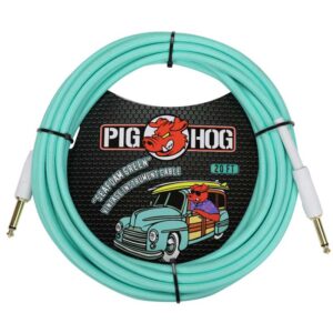 Pig Hog “Seafoam Green” Instrument Cable 20ft