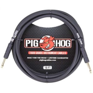 Pig Hog 10ft 1/4 – 1/4 8mm Instrument Cable